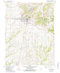 Download a high-resolution, GPS-compatible USGS topo map for Bowling Green, MO (1985 edition)