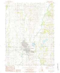 Download a high-resolution, GPS-compatible USGS topo map for Brookfield, MO (1985 edition)