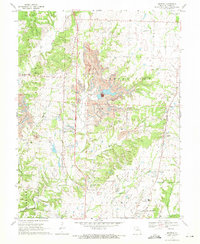 Download a high-resolution, GPS-compatible USGS topo map for Browns, MO (1971 edition)
