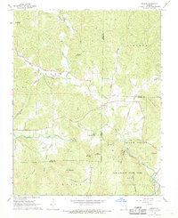 preview thumbnail of historical topo map of Iron County, MO in 1968
