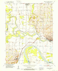 Download a high-resolution, GPS-compatible USGS topo map for Brunswick West, MO (1952 edition)