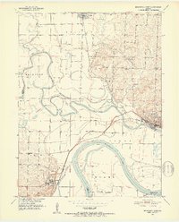 Download a high-resolution, GPS-compatible USGS topo map for Brunswick West, MO (1952 edition)
