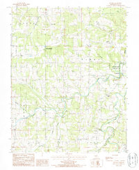 Download a high-resolution, GPS-compatible USGS topo map for Bucyrus, MO (1987 edition)