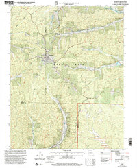 Download a high-resolution, GPS-compatible USGS topo map for Bunker, MO (2002 edition)