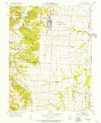 Download a high-resolution, GPS-compatible USGS topo map for Burtville, MO (1956 edition)