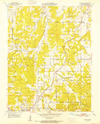 preview thumbnail of historical topo map of Texas County, MO in 1951