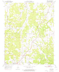Download a high-resolution, GPS-compatible USGS topo map for Cabool NE, MO (1976 edition)