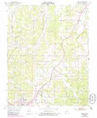 Download a high-resolution, GPS-compatible USGS topo map for Cabool NE, MO (1985 edition)
