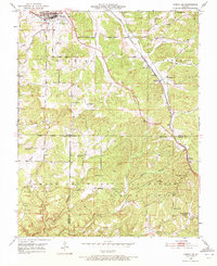 Download a high-resolution, GPS-compatible USGS topo map for Cabool SE, MO (1972 edition)