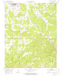 Download a high-resolution, GPS-compatible USGS topo map for Cabool SE, MO (1980 edition)