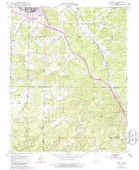 Download a high-resolution, GPS-compatible USGS topo map for Cabool SE, MO (1985 edition)