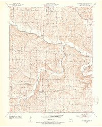 Download a high-resolution, GPS-compatible USGS topo map for California South, MO (1953 edition)