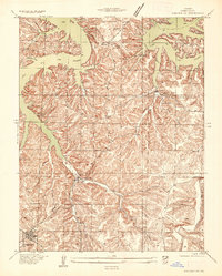 1934 Map of Camdenton