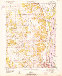 Download a high-resolution, GPS-compatible USGS topo map for Canton, MO (1951 edition)