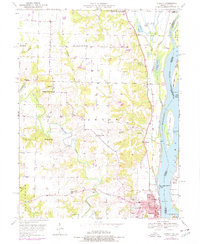 Download a high-resolution, GPS-compatible USGS topo map for Canton, MO (1977 edition)