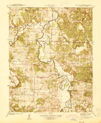 Download a high-resolution, GPS-compatible USGS topo map for Caplinger Mills, MO (1941 edition)