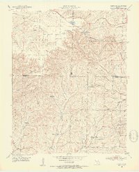 preview thumbnail of historical topo map of Douglas County, MO in 1951