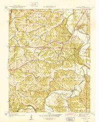 Download a high-resolution, GPS-compatible USGS topo map for Cedar Hill, MO (1940 edition)