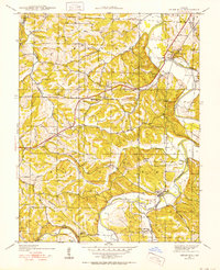 Download a high-resolution, GPS-compatible USGS topo map for Cedar Hill, MO (1938 edition)