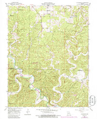 Download a high-resolution, GPS-compatible USGS topo map for Cedargrove, MO (1985 edition)