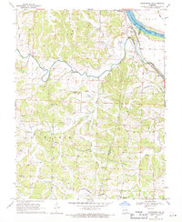 Download a high-resolution, GPS-compatible USGS topo map for Centertown NW, MO (1971 edition)