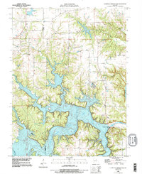 Download a high-resolution, GPS-compatible USGS topo map for Clarence Cannon Dam, MO (1995 edition)
