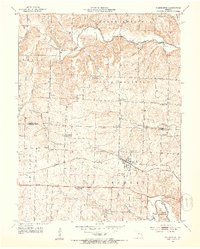 Download a high-resolution, GPS-compatible USGS topo map for Clarksburg, MO (1953 edition)