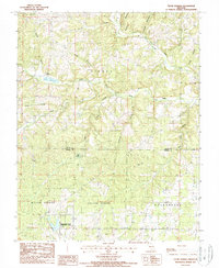 preview thumbnail of historical topo map of Texas County, MO in 1987