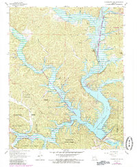 Download a high-resolution, GPS-compatible USGS topo map for Clearwater Dam, MO (1985 edition)