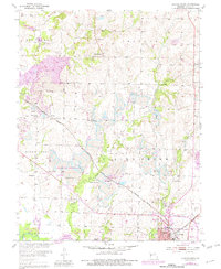 Download a high-resolution, GPS-compatible USGS topo map for Clinton North, MO (1982 edition)