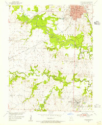 Download a high-resolution, GPS-compatible USGS topo map for Clinton South, MO (1955 edition)