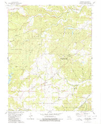 Download a high-resolution, GPS-compatible USGS topo map for Coffman, MO (1980 edition)