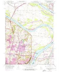 preview thumbnail of historical topo map of St. Louis County, MO in 1951