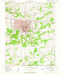 Download a high-resolution, GPS-compatible USGS topo map for Columbia, MO (1964 edition)
