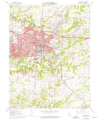 Download a high-resolution, GPS-compatible USGS topo map for Columbia, MO (1975 edition)