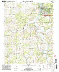 preview thumbnail of historical topo map of Wright County, MO in 2004