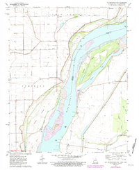 Download a high-resolution, GPS-compatible USGS topo map for Cottonwood Point, MO (1983 edition)