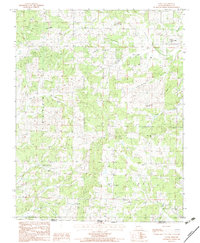 preview thumbnail of historical topo map of Oregon County, MO in 1982
