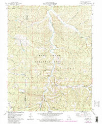 Download a high-resolution, GPS-compatible USGS topo map for Courtois, MO (1985 edition)