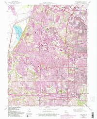 Download a high-resolution, GPS-compatible USGS topo map for Creve Coeur, MO (1993 edition)