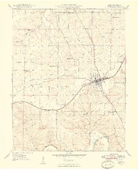 Download a high-resolution, GPS-compatible USGS topo map for Cuba, MO (1948 edition)