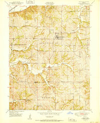 Download a high-resolution, GPS-compatible USGS topo map for De Kalb, MO (1951 edition)