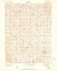Download a high-resolution, GPS-compatible USGS topo map for Dearborn, MO (1951 edition)