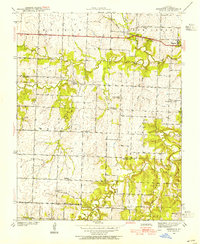 preview thumbnail of historical topo map of Vernon County, MO in 1939