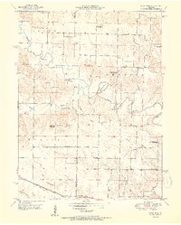 Download a high-resolution, GPS-compatible USGS topo map for Deer Ridge, MO (1951 edition)
