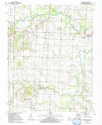 Download a high-resolution, GPS-compatible USGS topo map for Deerfield, MO (1991 edition)
