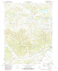 Download a high-resolution, GPS-compatible USGS topo map for Defiance, MO (1983 edition)