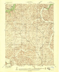 preview thumbnail of historical topo map of Benton County, MO in 1935