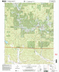 preview thumbnail of historical topo map of Iron County, MO in 2000