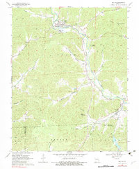 preview thumbnail of historical topo map of Des Arc, MO in 1969
